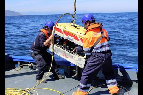 ROV for seafloor monitoring at BIMEP
